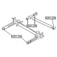 0201-236 ASVA Подвеска, рычаг независимой подвески колеса