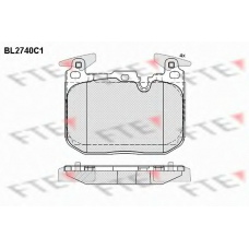 BL2740C1 FTE Комплект тормозных колодок, дисковый тормоз