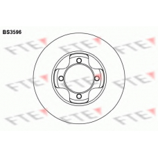 BS3596 FTE Тормозной диск