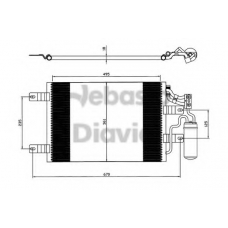 82D0225567A WEBASTO Конденсатор, кондиционер