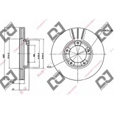 BD1003 DJ PARTS Тормозной диск