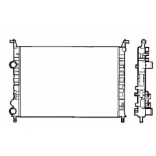 58195 NRF Радиатор, охлаждение двигателя