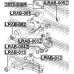 LRAB-003Z FEBEST Втулка, рычаг колесной подвески