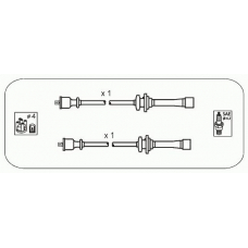 JP138 JANMOR Комплект проводов зажигания