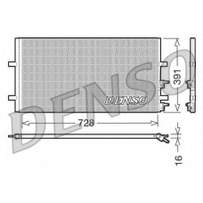 DCN10017 DENSO Конденсатор, кондиционер