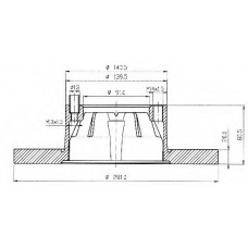 BSF3585 QUINTON HAZELL Тормозной диск