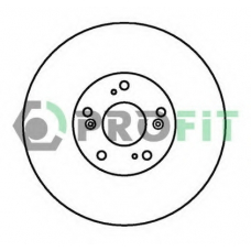 5010-1424 PROFIT Тормозной диск