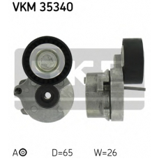 VKM 35340 SKF Натяжной ролик, поликлиновой  ремень