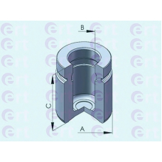 150581-C ERT Поршень, корпус скобы тормоза