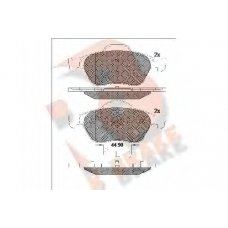 RB1860 R BRAKE Комплект тормозных колодок, дисковый тормоз