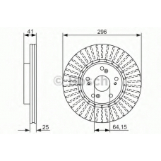 0 986 479 744 BOSCH Тормозной диск