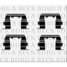 BBK1535 BORG & BECK Комплектующие, колодки дискового тормоза
