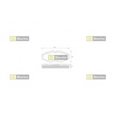 BD S250 STARLINE Комплект тормозных колодок, дисковый тормоз