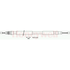 433137B BENDIX Трос, стояночная тормозная система