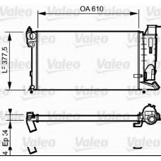 731176 VALEO Радиатор, охлаждение двигателя