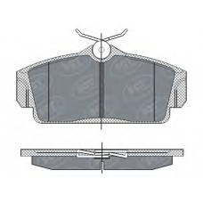 SP 269 PR SCT Комплект тормозных колодок, дисковый тормоз