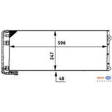 8FC 351 317-611 HELLA Конденсатор, кондиционер