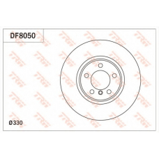 DF8050 TRW Тормозной диск