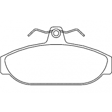 T5024 PAGID Комплект тормозных колодок, дисковый тормоз