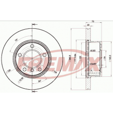 BD-4629 FREMAX Тормозной диск