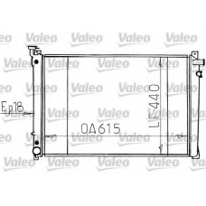 731086 VALEO Радиатор, охлаждение двигателя