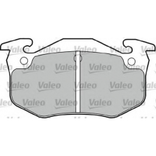 598396 VALEO Комплект тормозных колодок, дисковый тормоз