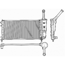 RA0360120 J. DEUS Радиатор, охлаждение двигателя