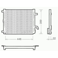 DCN13002 DENSO Конденсатор, кондиционер