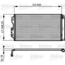 814189 VALEO Конденсатор, кондиционер