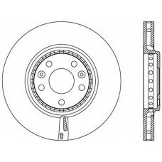 BDR2547.20 OPEN PARTS Тормозной диск