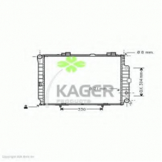 31-2186 KAGER Радиатор, охлаждение двигателя