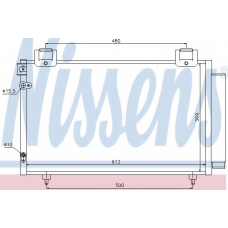 94730 NISSENS Конденсатор, кондиционер