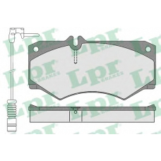 05P408A LPR Комплект тормозных колодок, дисковый тормоз