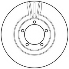 562821JC JURID Тормозной диск