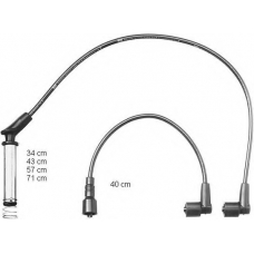 ZEF1118 BERU Комплект проводов зажигания