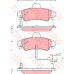 GDB1581 TRW Комплект тормозных колодок, дисковый тормоз