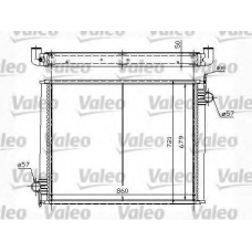 734294 VALEO Радиатор, охлаждение двигателя