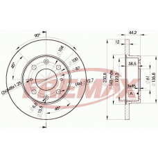 BD-3169 FREMAX Тормозной диск