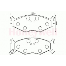 571514S STOP Комплект тормозных колодок, дисковый тормоз