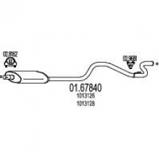 01.67840 MTS Глушитель выхлопных газов конечный