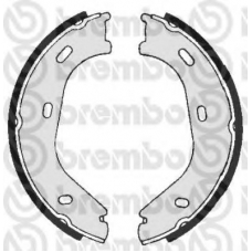 S 50 501 BREMBO Комплект тормозных колодок, стояночная тормозная с