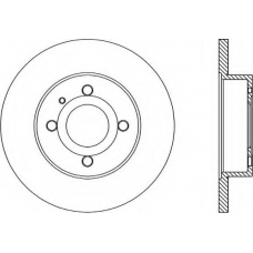 BDR1013.10 OPEN PARTS Тормозной диск