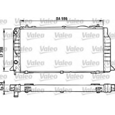 731422 VALEO Радиатор, охлаждение двигателя