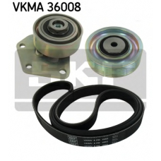 VKMA 36008 SKF Поликлиновой ременный комплект