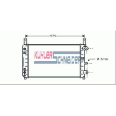 1801101 KUHLER SCHNEIDER Радиатор, охлаждение двигател