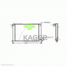 31-2095 KAGER Радиатор, охлаждение двигателя