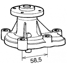 VKPC 85404 SKF Водяной насос