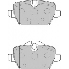 FD7197A NECTO Комплект тормозных колодок, дисковый тормоз