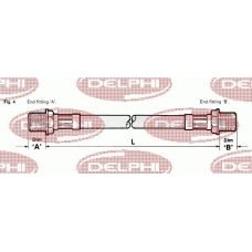 LH3688 DELPHI Тормозной шланг