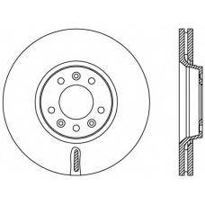 BDR2383.20 OPEN PARTS Тормозной диск